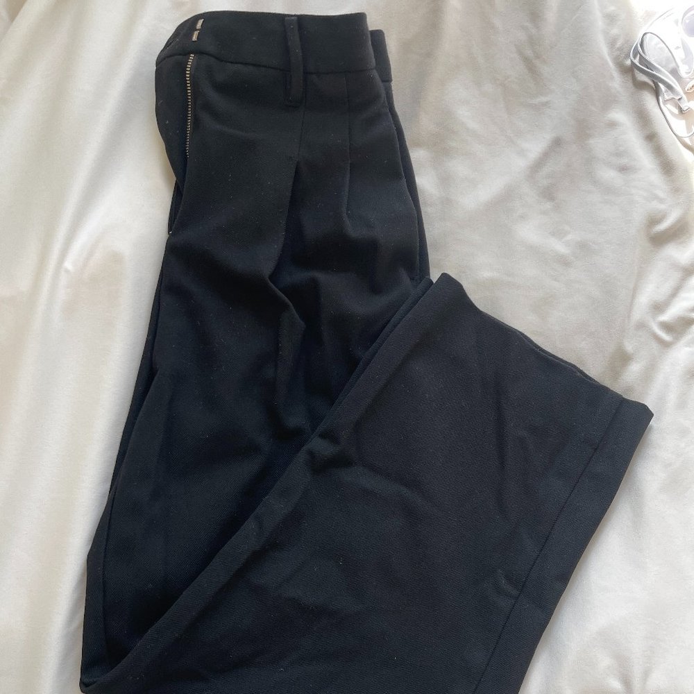 Aritzia Black Wide Leg Trousers Size 2